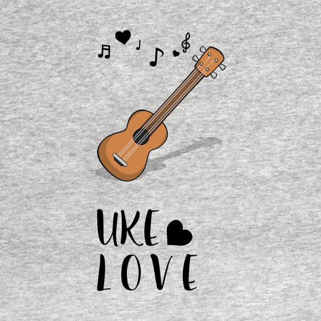 Hawaiian Mahalo Acoustic Uke Ukulele Love Notes by natureguided